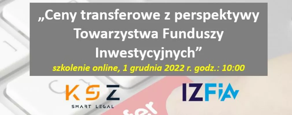 Ceny transferowe z perspektywy Towarzystwa Funduszy Inwestycyjnych