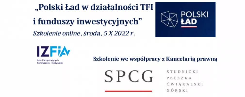 Polski Ład w działalności TFI i funduszy inwestycyjnych