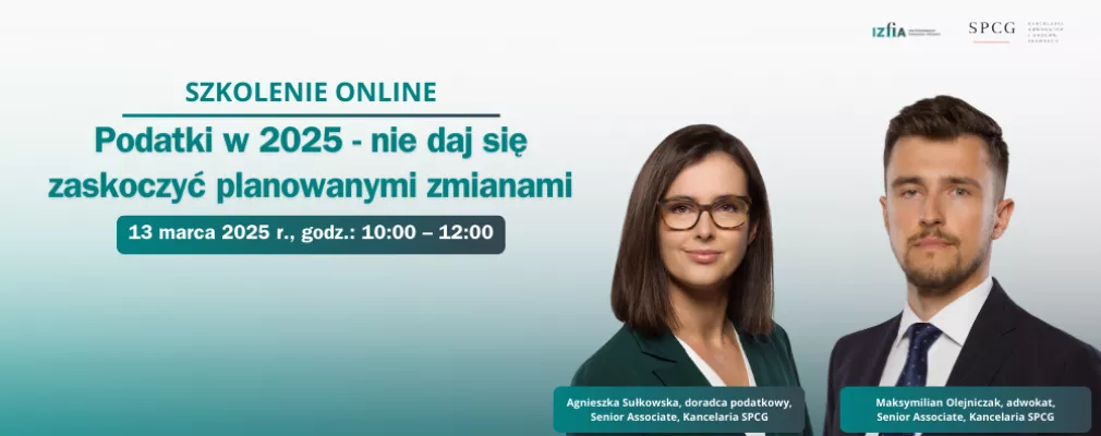 Podatki szkolenie online