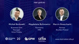 zdjęcia trzech osób i tekst zaproszenia